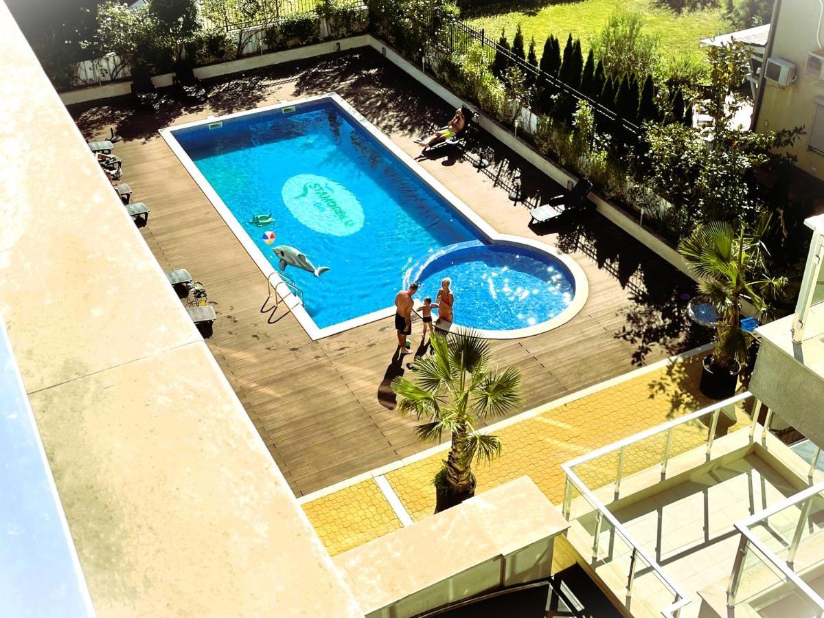 Apartments Stamopolu Lux With Pool View Primorsko Exteriör bild